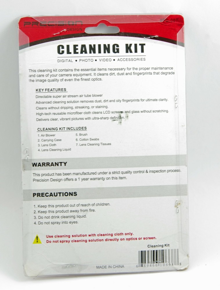 Precision Design Lens-Camera Cleaning Kit