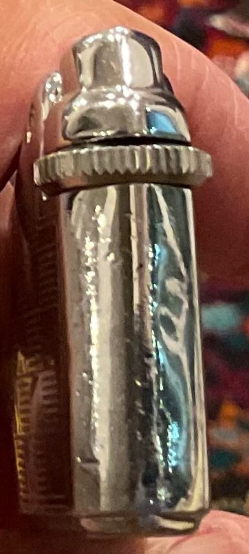 Vintage Ronson Premier Lighter / Serviced / checkerboard Pattern.