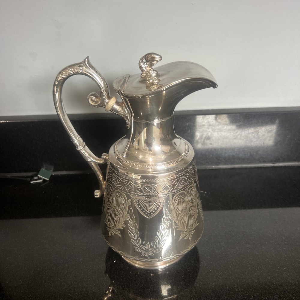 Victorian EPBM Silver-Plated Coffee Jug