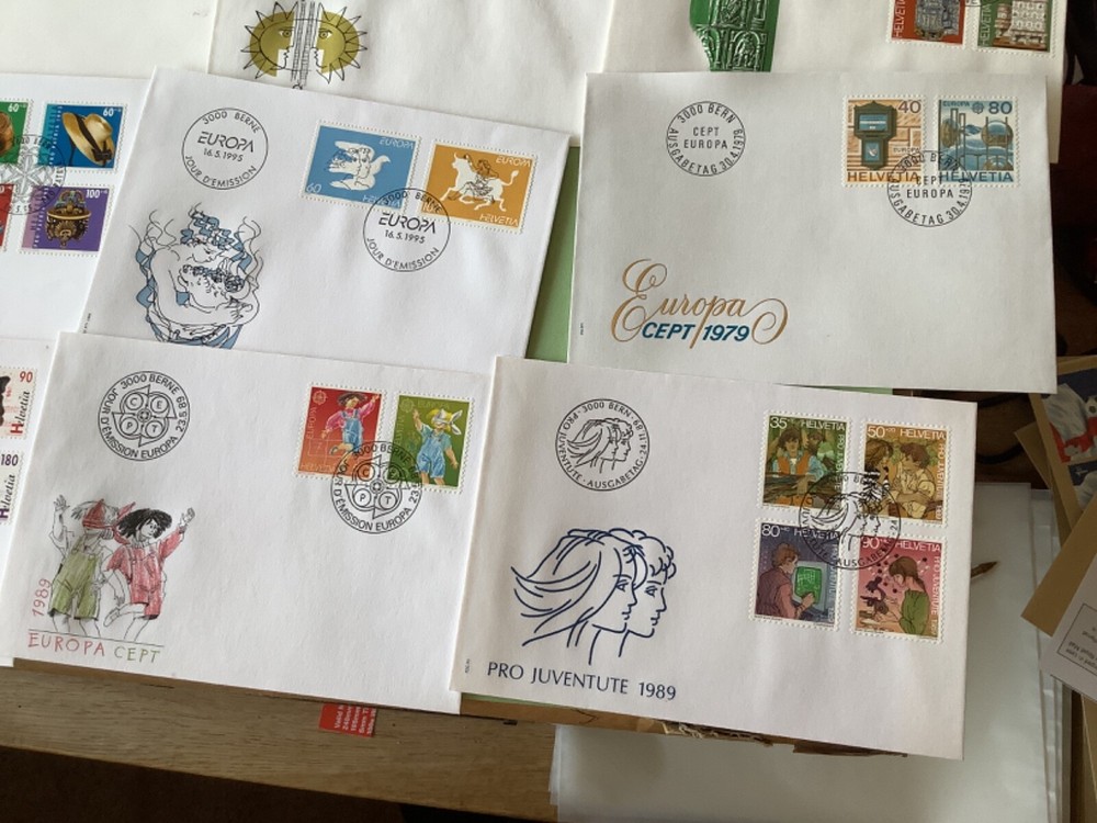 Switzerland postal covers 16 items Ref A2192