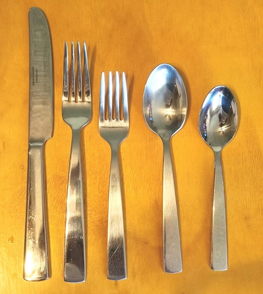 Reed and Barton Everyday Stainless Steel Flatware Serving Set 5 Pieces