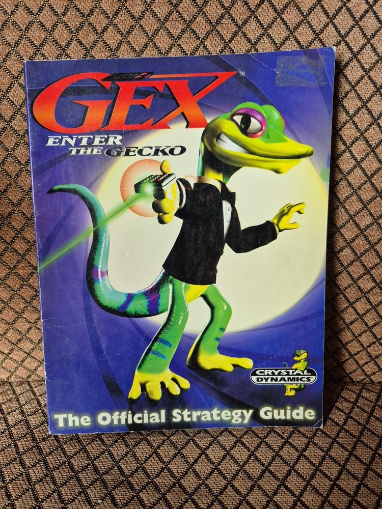 Gex Enter The Gecko Strategy Players Game Guide Book Crystal Dynamics