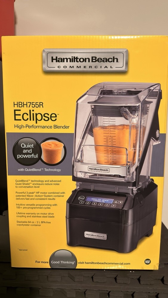 Hamilton Beach HBH755R Eclipse Blender 64 oz
