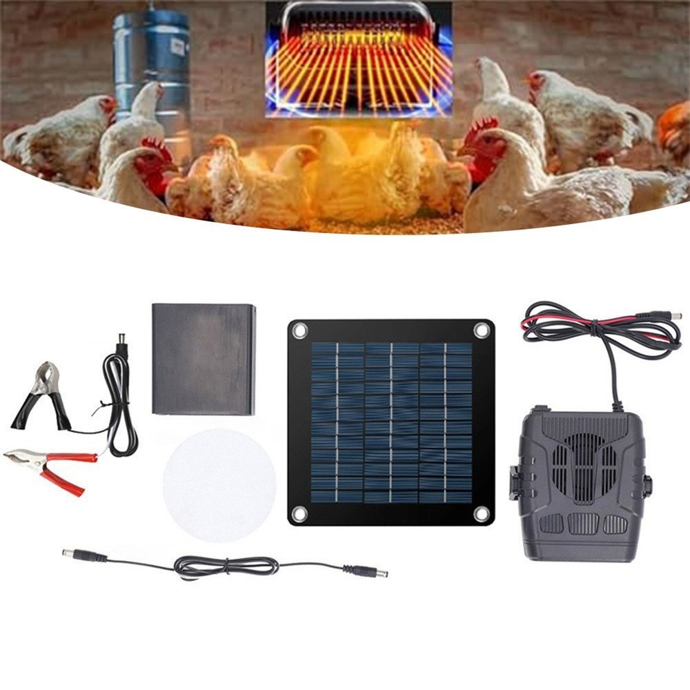 Solar Powered Heating Solution for Chicken Coops and Small Outdoor Pets