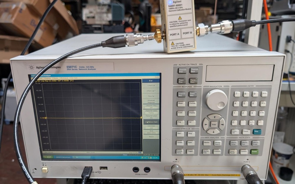 Agilent Keysight E5071C 9kHz - 8.5GHz ENA Network Analyzer