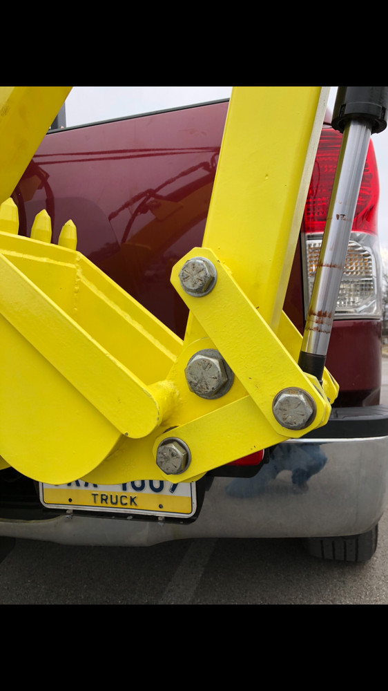 US Patent w/ Working Prototype Package. YouTube: ‘DigUpTruck’ Backhoe Excavator
