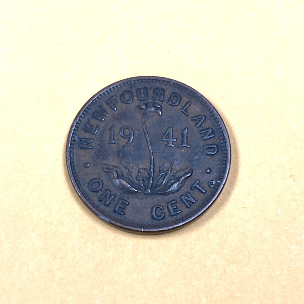 1941 Newfoundland 1 Cent KM#18 Bronze