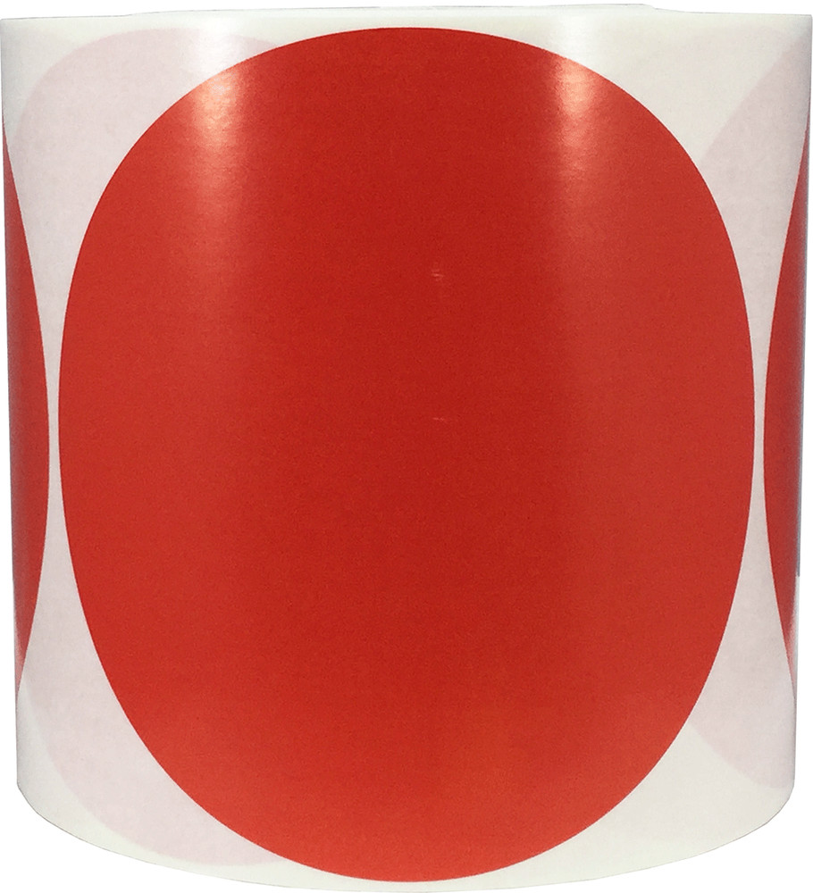 Color Coding Labels Circle Dots | 5" Inch | 500 Pack | Pick One Color