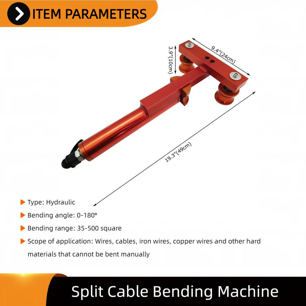 Split Type Wire & Cable Bending Machine 500 Squre for Metal Fabrication Shops