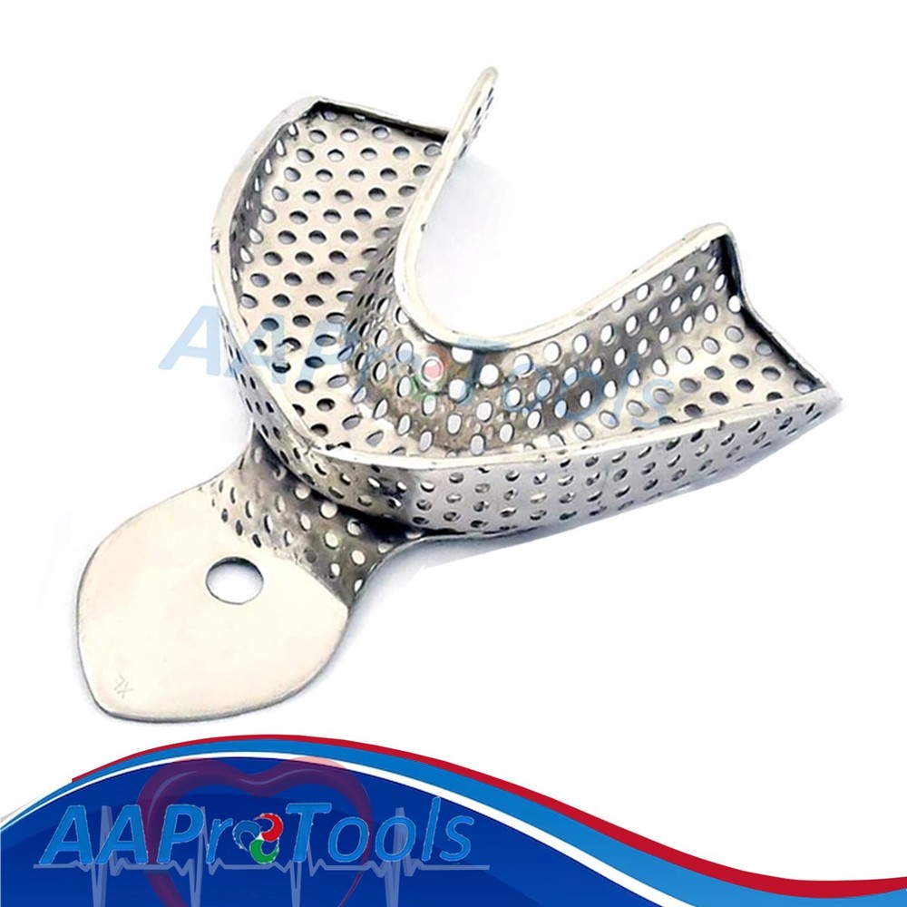 AA Pro Impression Tray Perforated XL UPPER & LOWER Place impression Material DEN