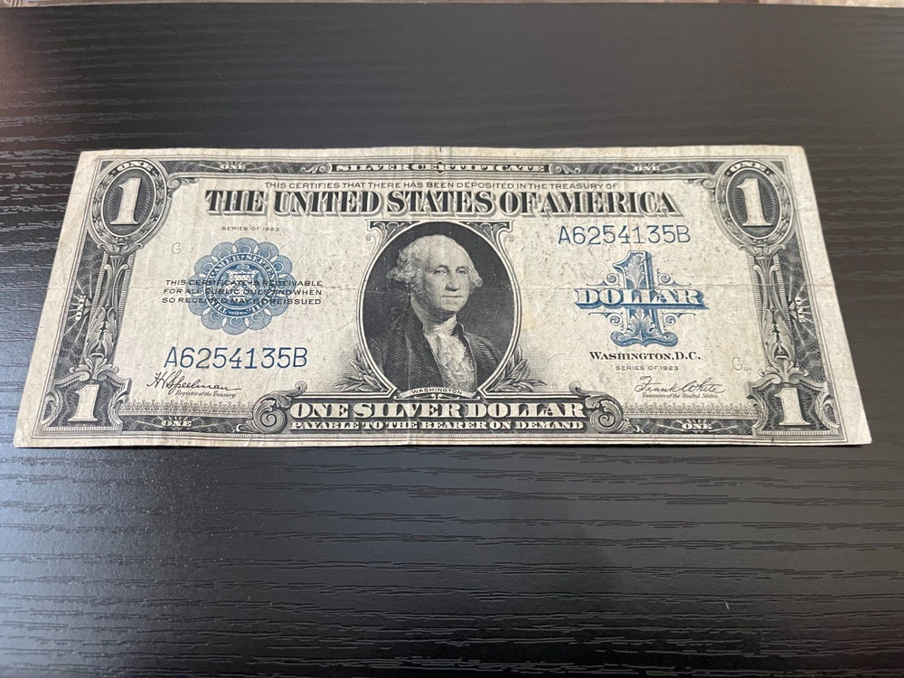 1923 $1 One Dollar Large Note.