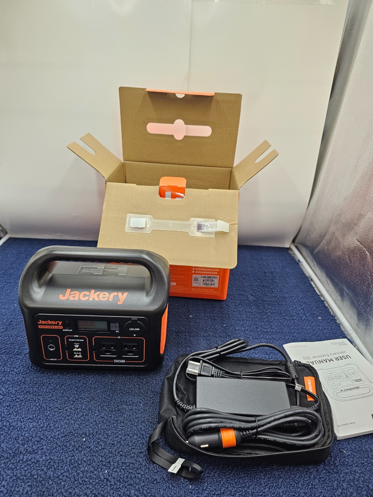 Jackery 70-0300-USO001 Portable Power Station Explorer300 Backup Lithium Battery