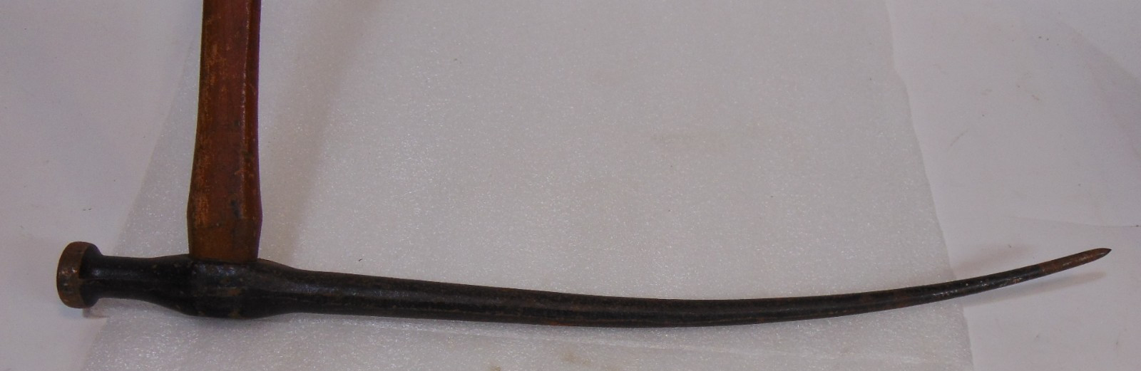 16" Long Picking Hammer Tool Auto Body Pick Wood Handle Vintage Cobblestone VTG