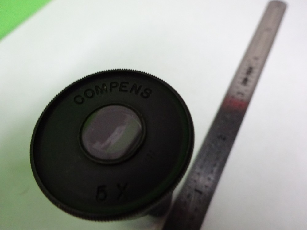 MICROSCOPE PART EYEPIECE COMPENS 5X OPTICS AS IS BIN#V7-34