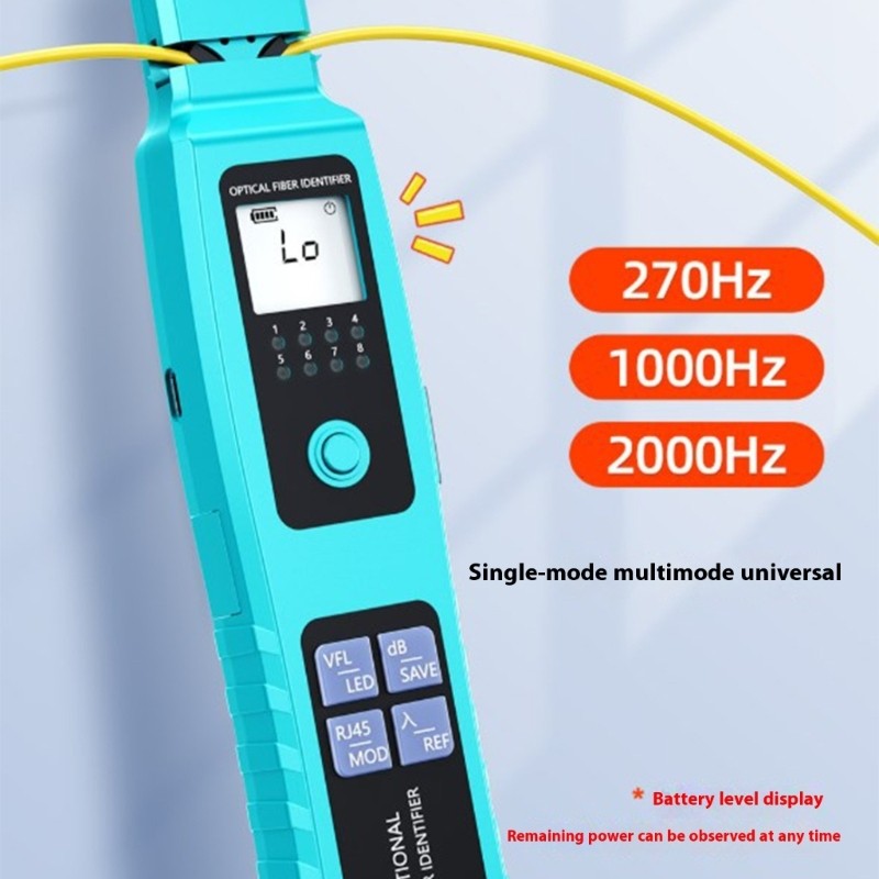 Rechargeable Multiple Use Tool for Cable Light Analysis and Connection Test