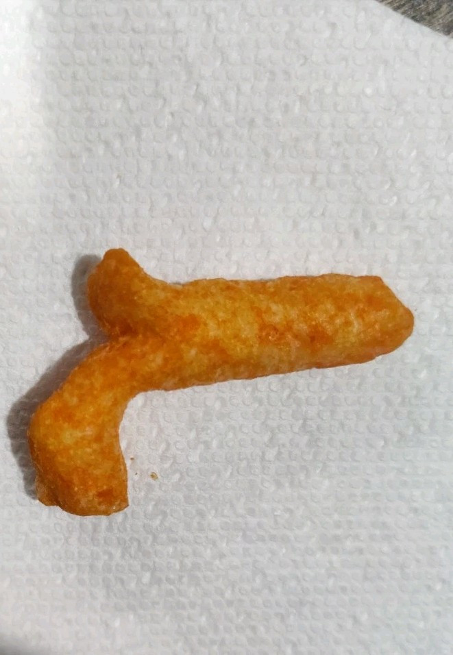 Cheeto Shaped Like 45 Colt