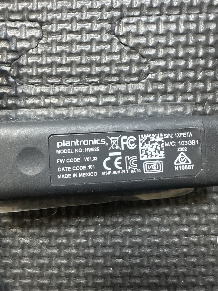 Plantronics HW520 Headset + Poly DA85-M Headset