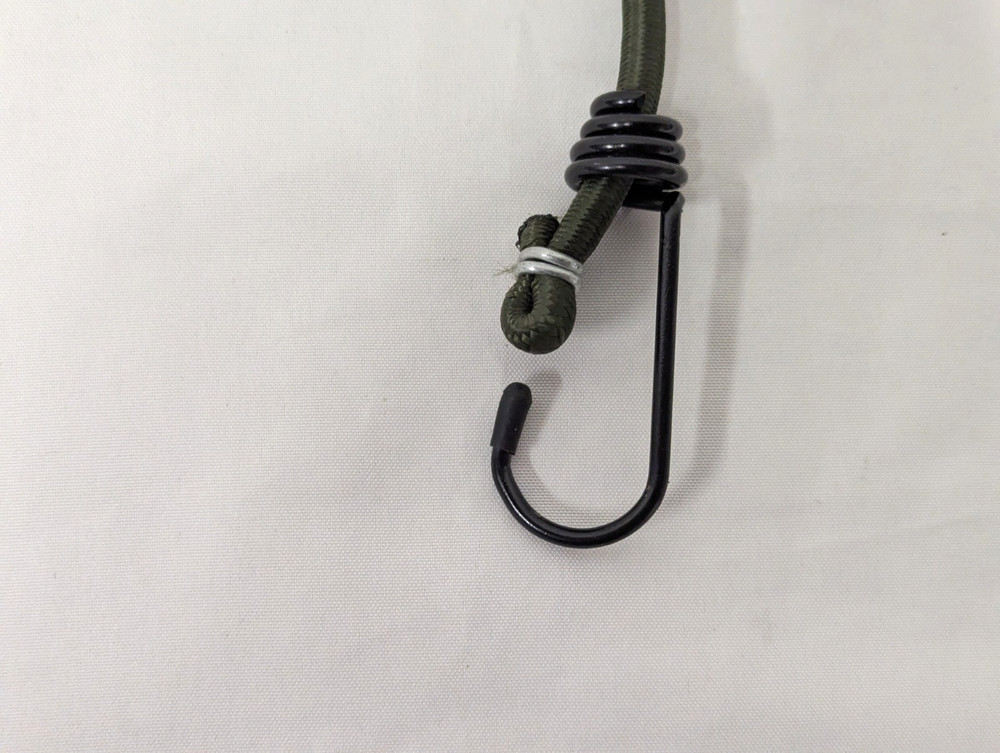 Genuine British Army Elasticated Bungee Cord Straps x 5