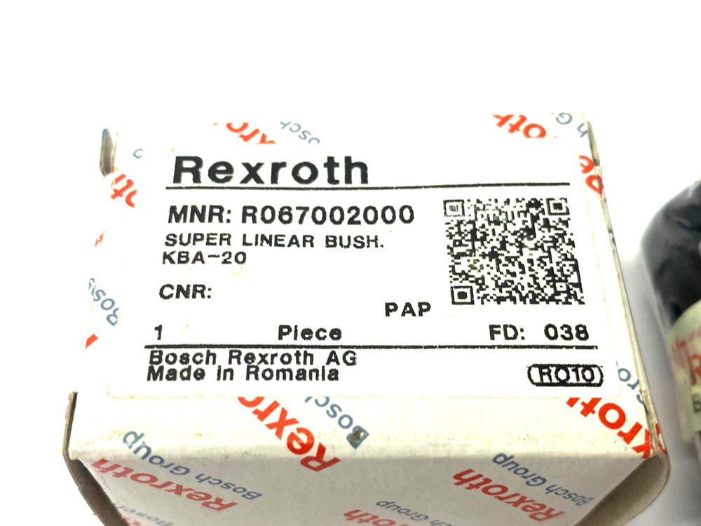 Bosch Rexroth R067002000 Super Linear Bushing KBA-20