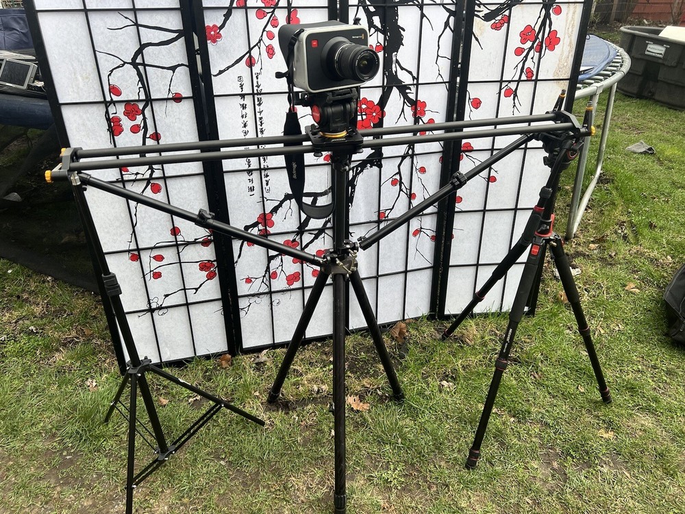 Professional filming gear.