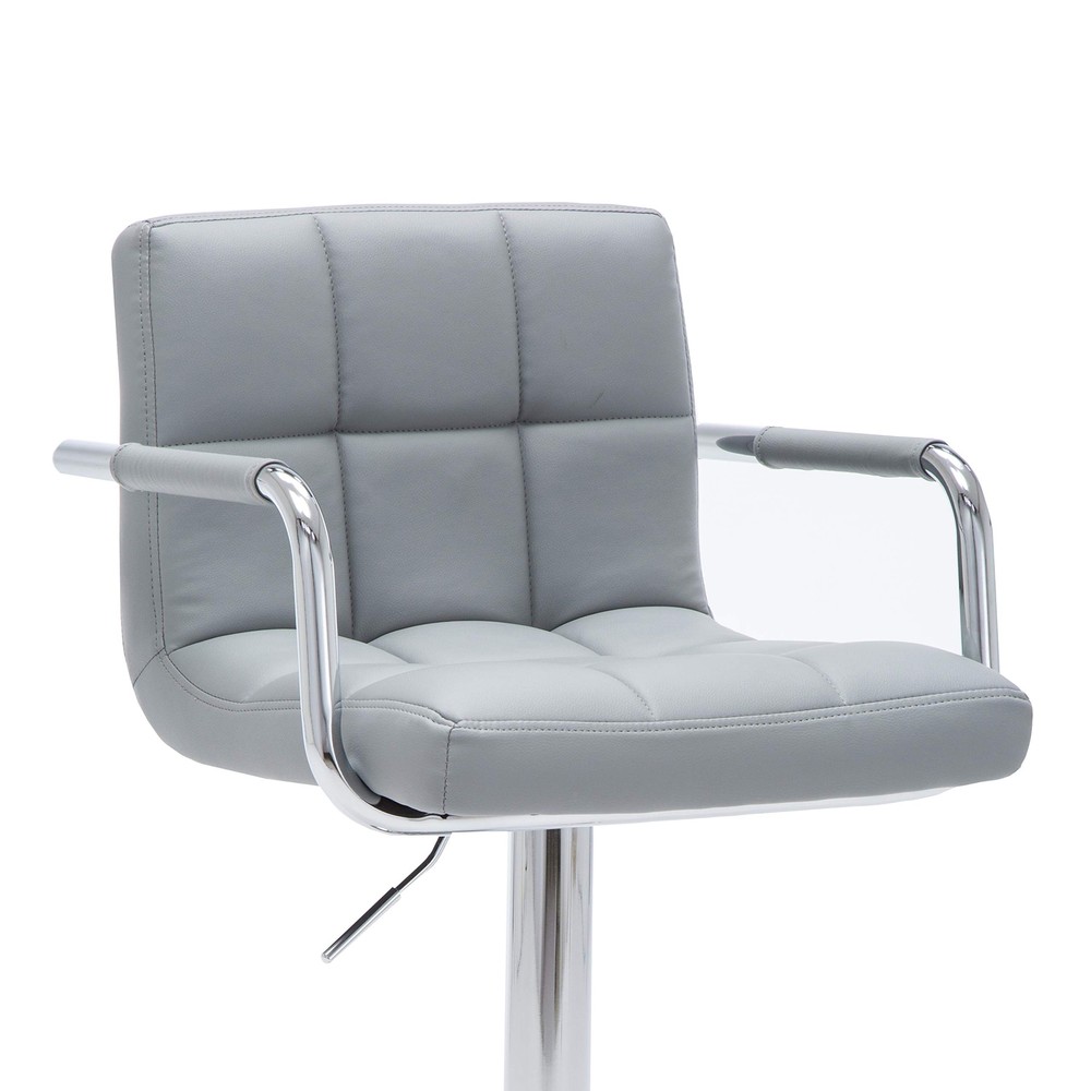 AC Pacific ACBS15-GRAY ACBS15 Bar Stool, Gray