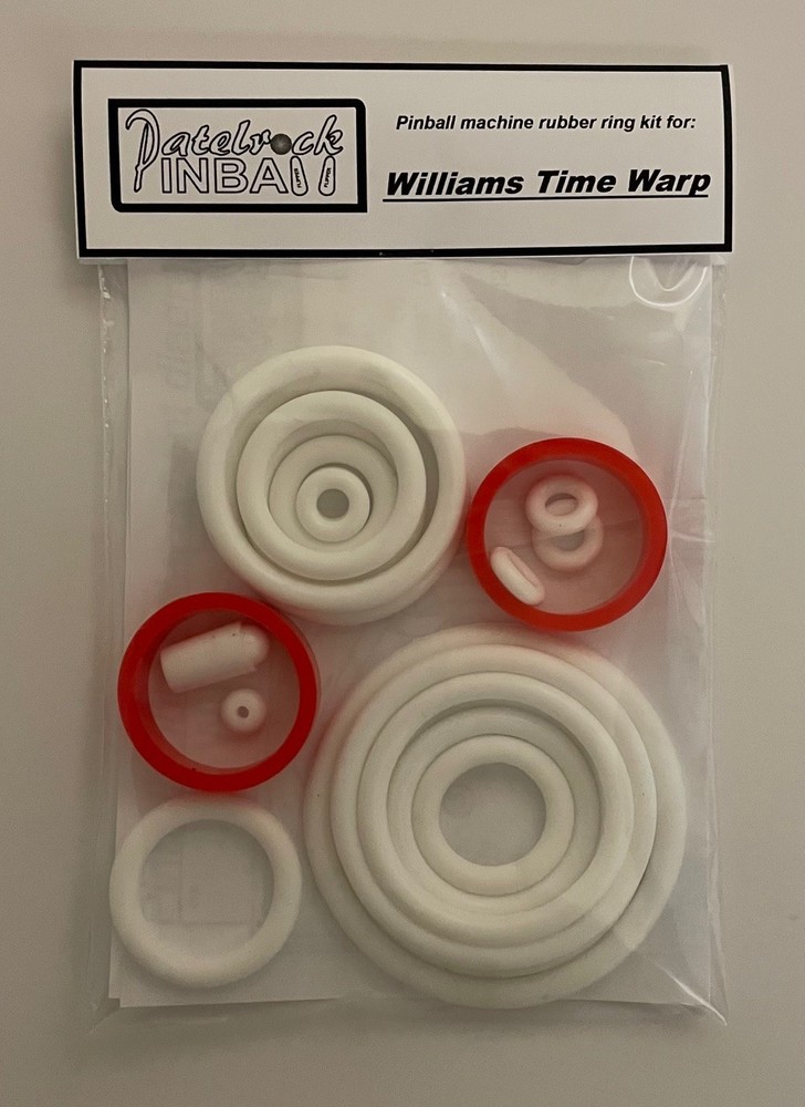 1979 Williams Time Warp Pinball Machine Rubber Ring Kit