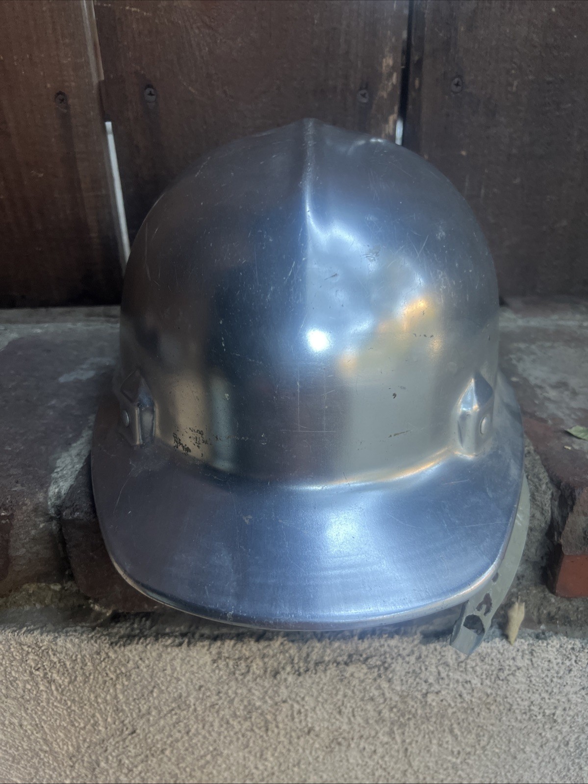 Vtg Safety Hard Hat Helmet Jackson Alumitop Aluminum  USA Hardhat Sc 50