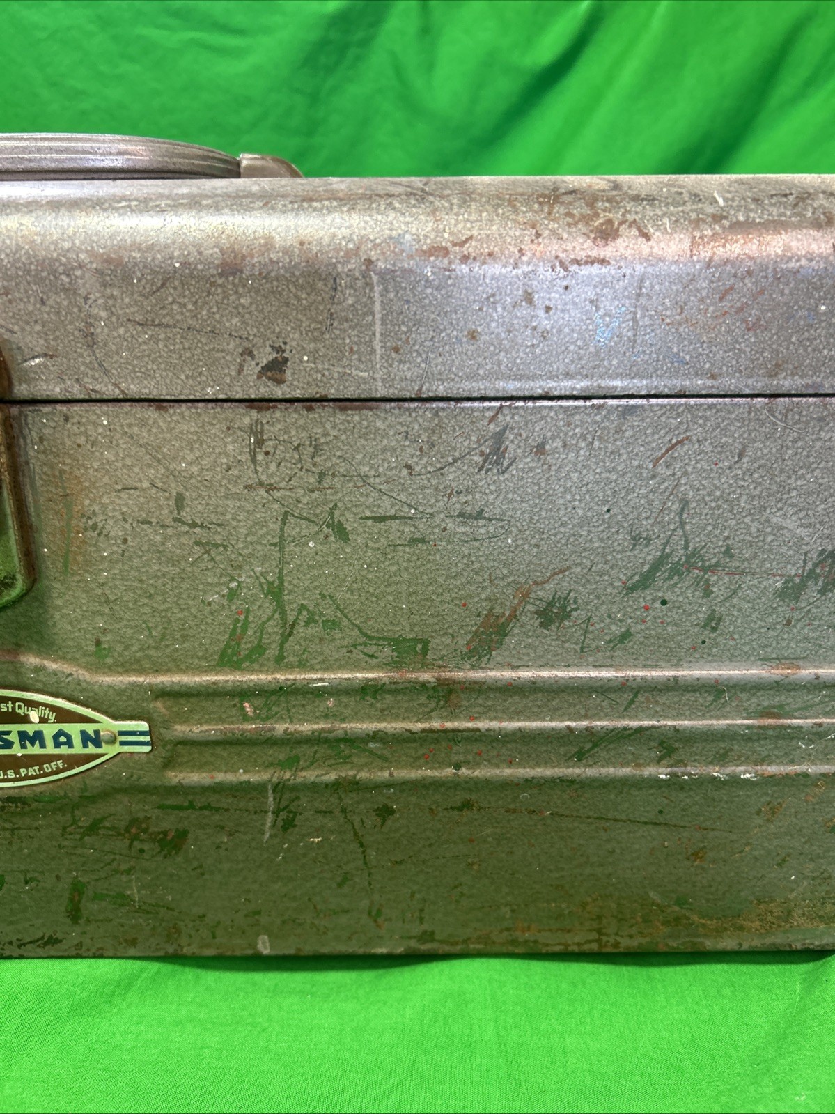 Craftsman 6517 Carpenters Toolbox w/Tray -1950's Logo