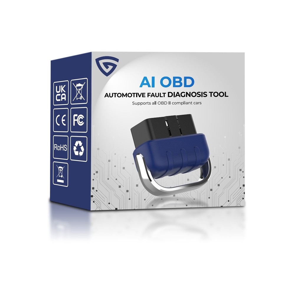 Car Check Engine Scanner Bluetooth OBD2 with AI, Free App for iOS and Android