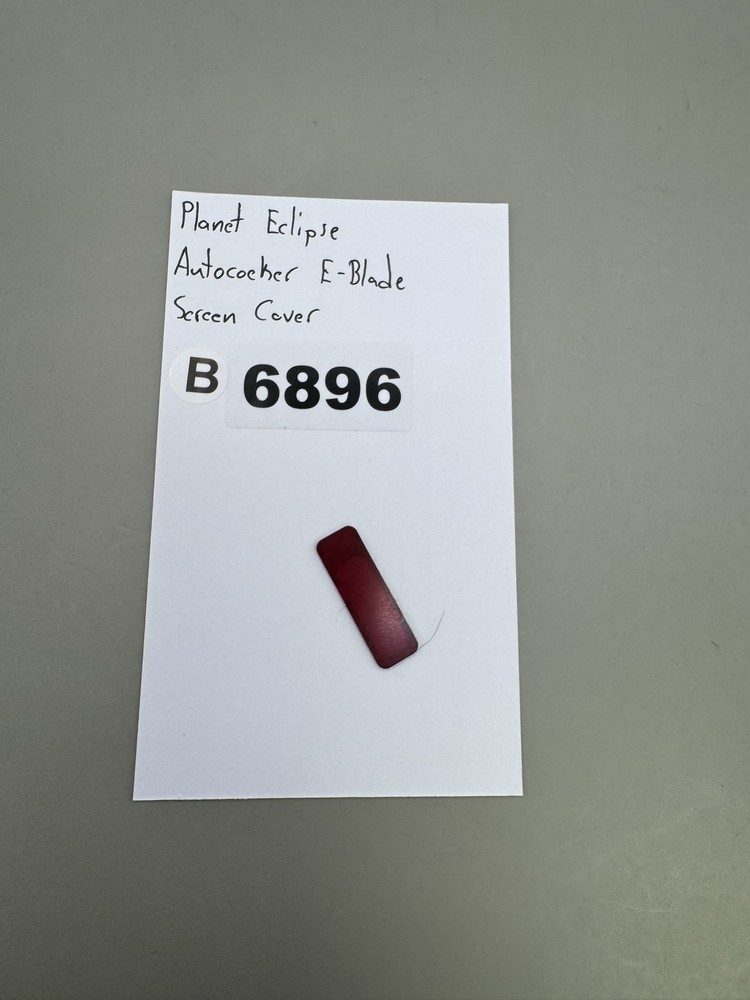 Planet Eclipse Autococker E-Blade Screen Cover Red