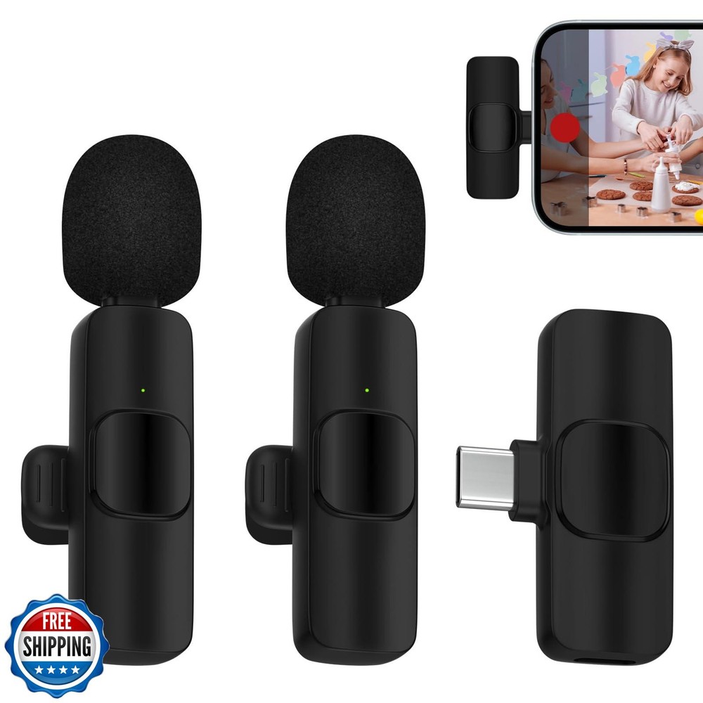 Wireless Microphone for iPhone 17 Pro Max/16/16e/16 Plus, Mini La