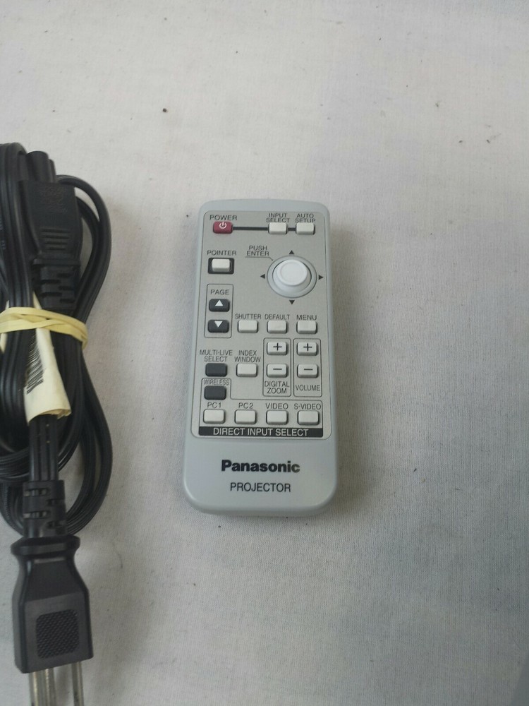 Panasonic PT-LB50NTU LCD Projector,Remote and Mounting Bracket, Tested, JM-0475