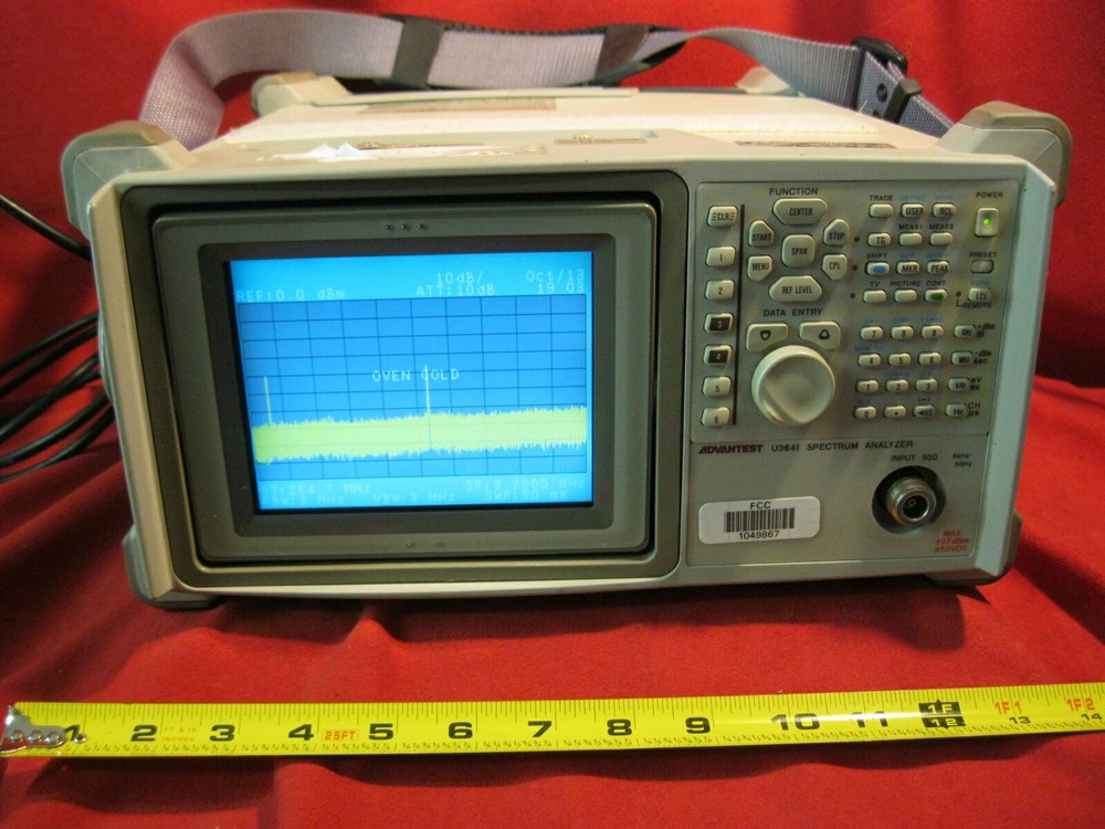 Advantest U3641 Spectrum Analyzer Frequency Range 9 kHz to 3 GHz