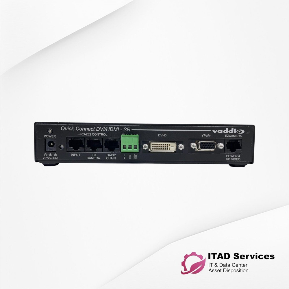 VADDIO 998-1105-018 Quick-Connect DVI/HDMI-SR Interface - NO AC ADAPTER - TESTED