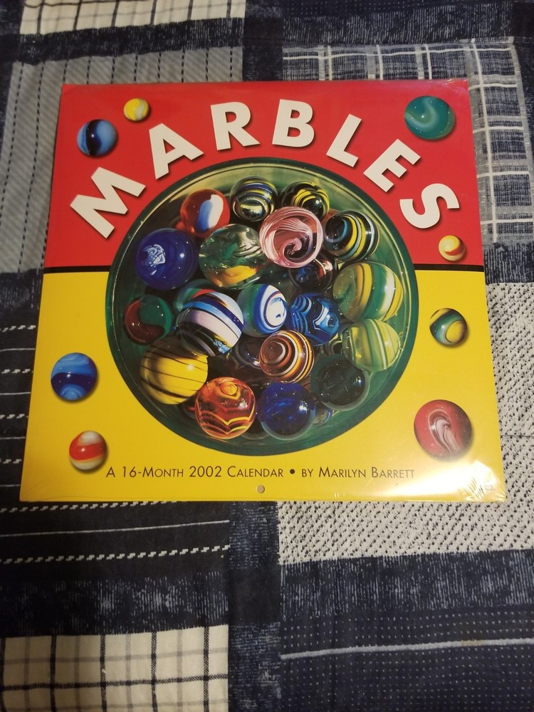 Unopened Marble Calender 2002