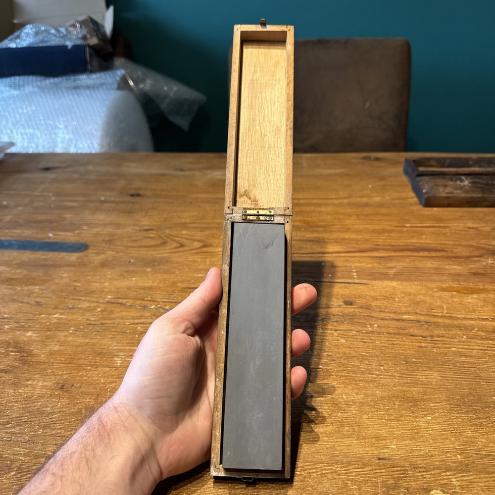Vintage 7” Thuringian Razor Hone / Sharpening Stone