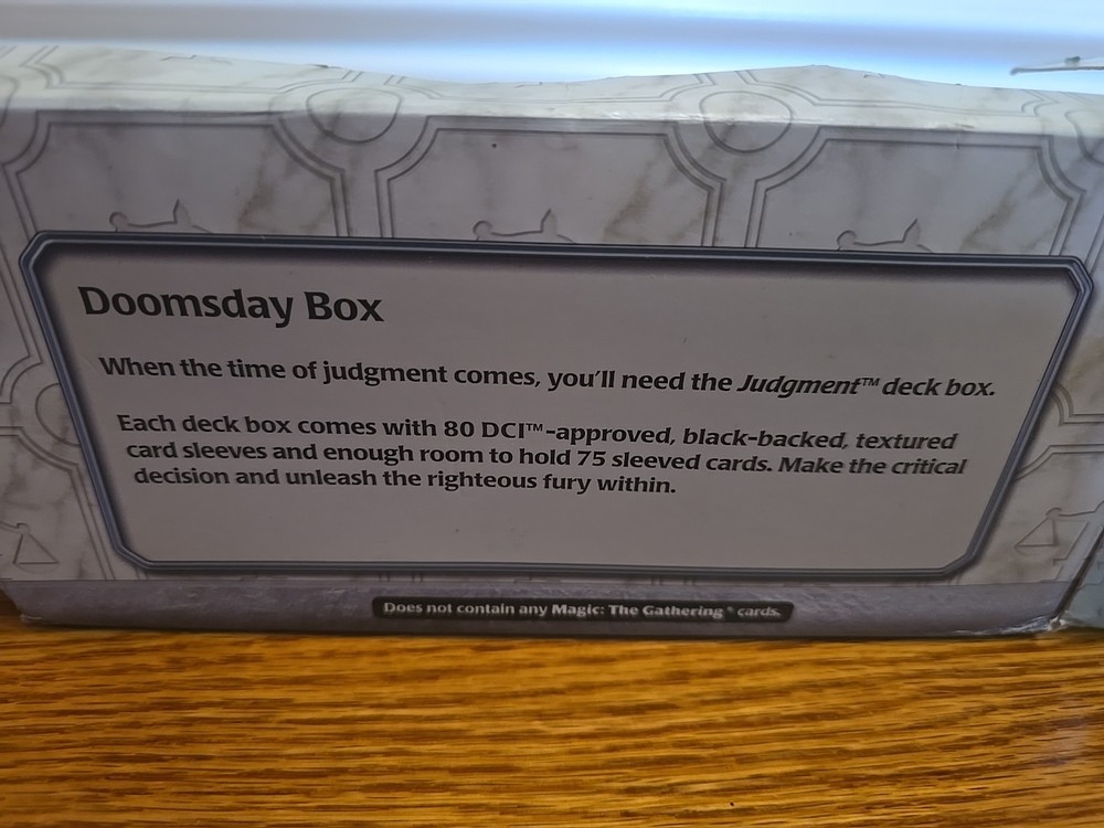 NEW SEALED! Judgement Deckbox 2002 Magic The Gathering RARE!