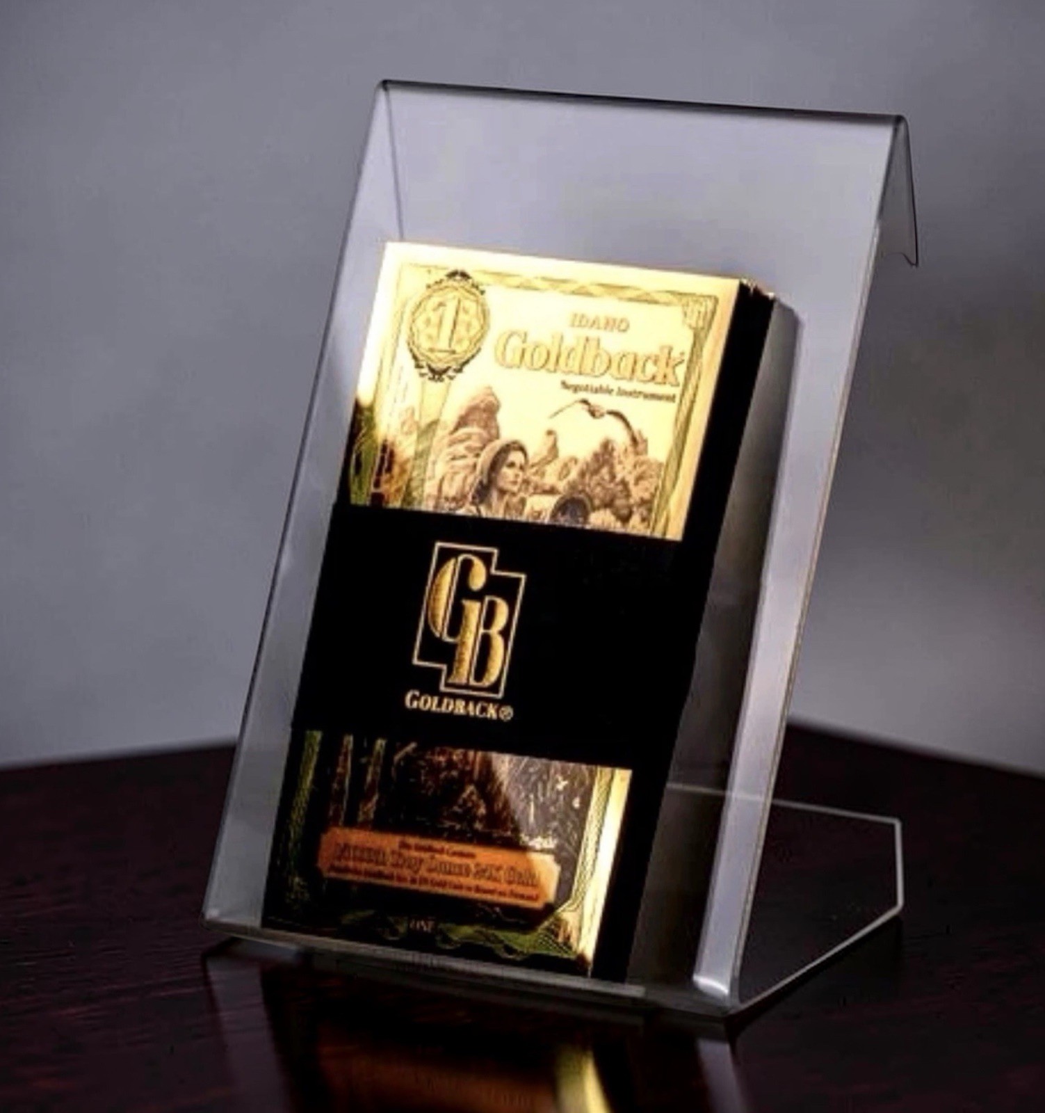 1/2 IDAHO ALPHA GOLDBACK AURUM 24K GOLD NOTE 1/2000 OZ .999 GOLD BU PRE SALE 🔥