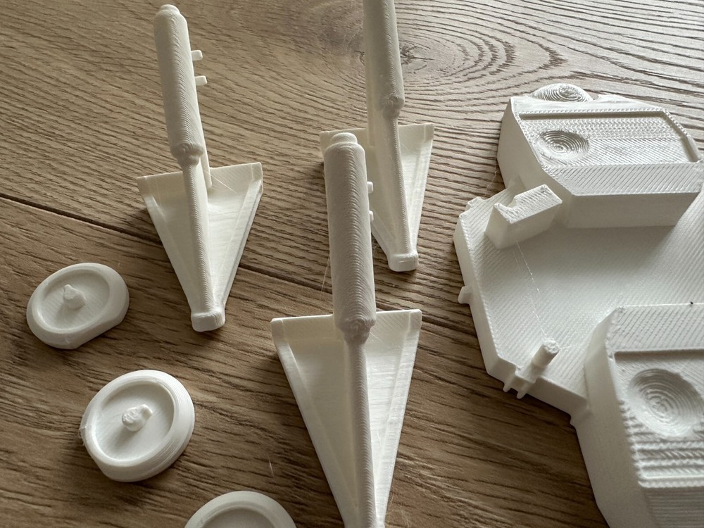 3d printed Nasa Viking lander 1:4