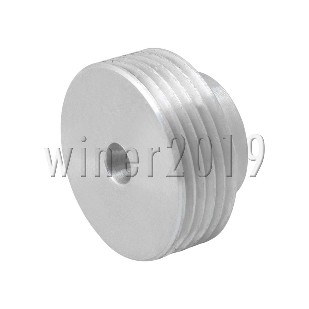 8mm Bore Silver Machine Power Tool Accessories Multi Wedge Belt Pulley Fitting
