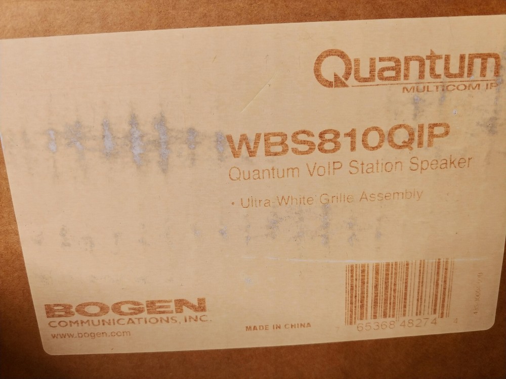 Bogen Quantum WBS810QIP VoIP Station Speaker