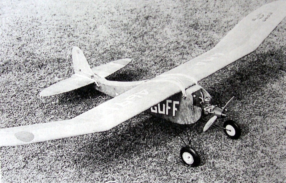 Walt Good's GUFF PLAN + CONSTRUCTION ARTICLE for His First RC Model Airplane