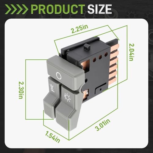 15693548 Headlight Parking Light Rocker Switch Headlamp Switch Compatible with