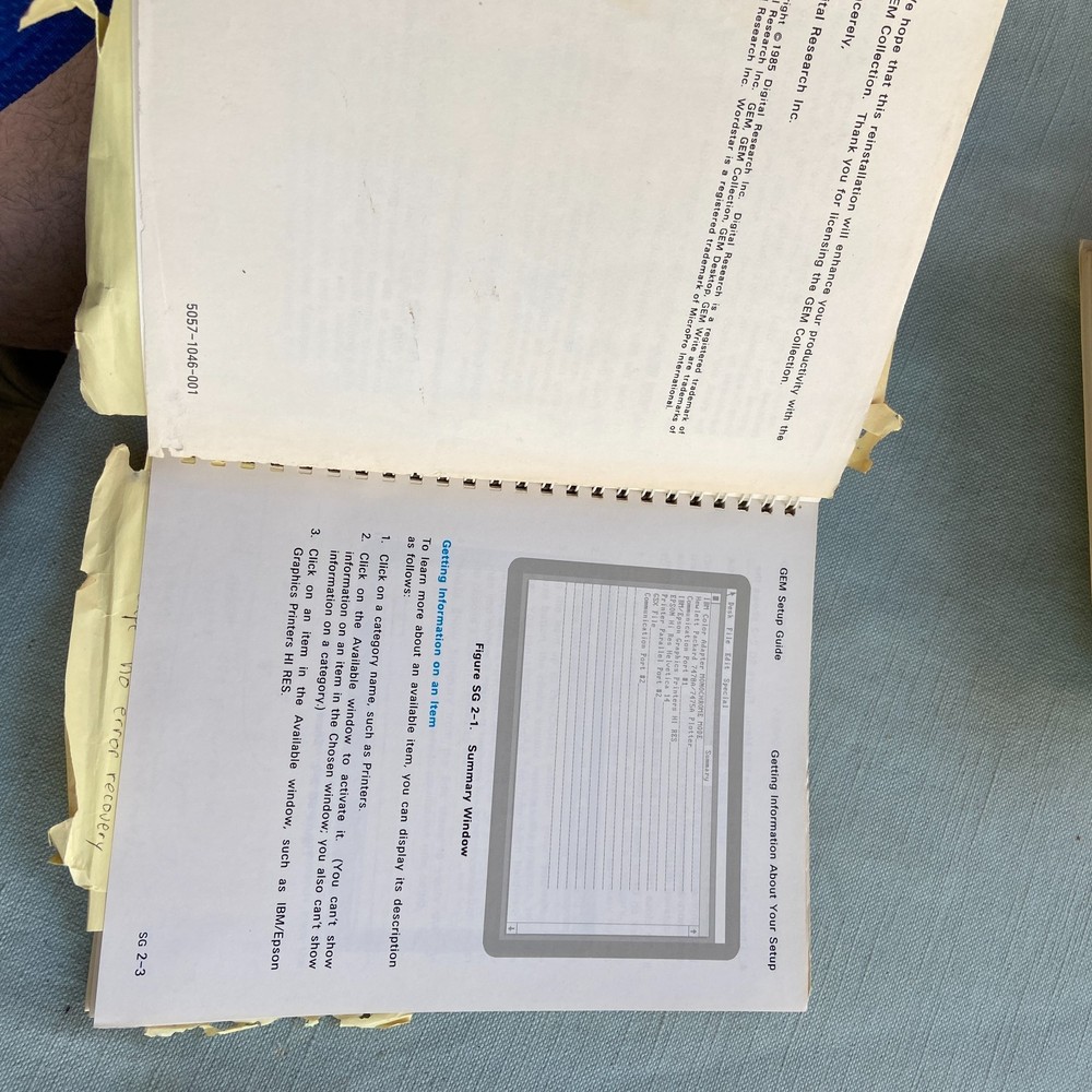 Vintage lot Digital Research GEM Software Book Write Desktop Paint Graph Draw 3.