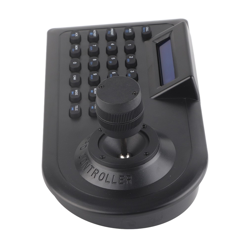 EU Plug 3D PTZ Camera Controller Strong Compatibility LCD Display With Joystick