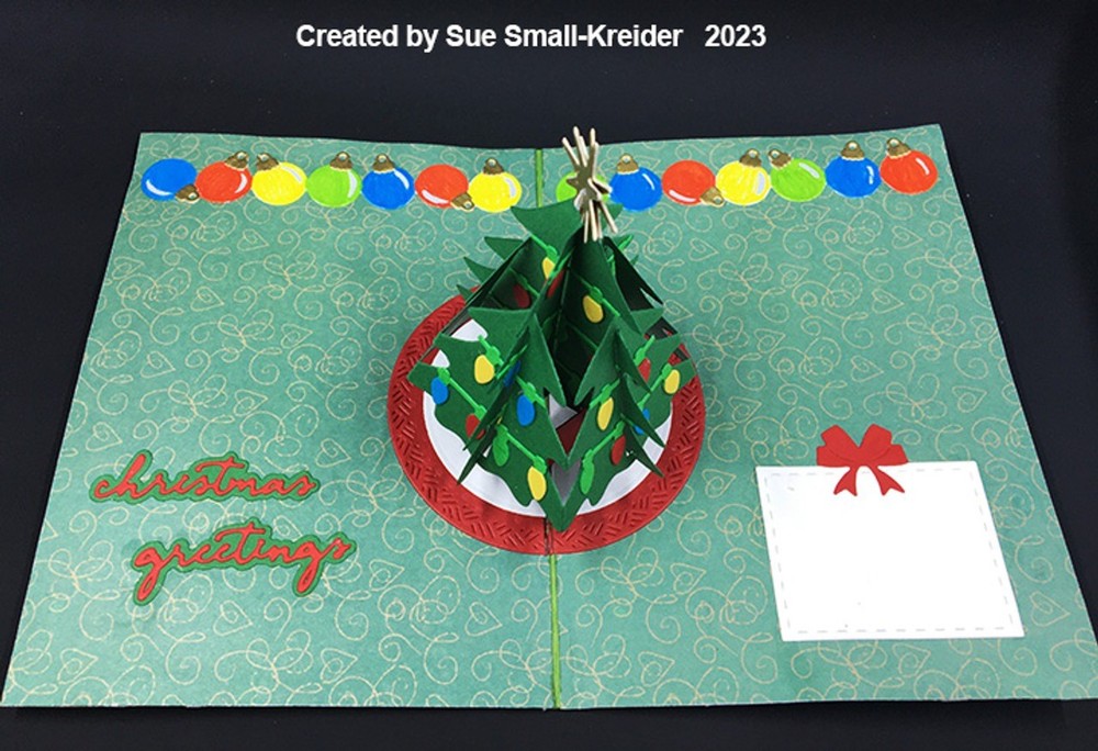 Karen Burniston Die 1244 Small Script - Christmas
