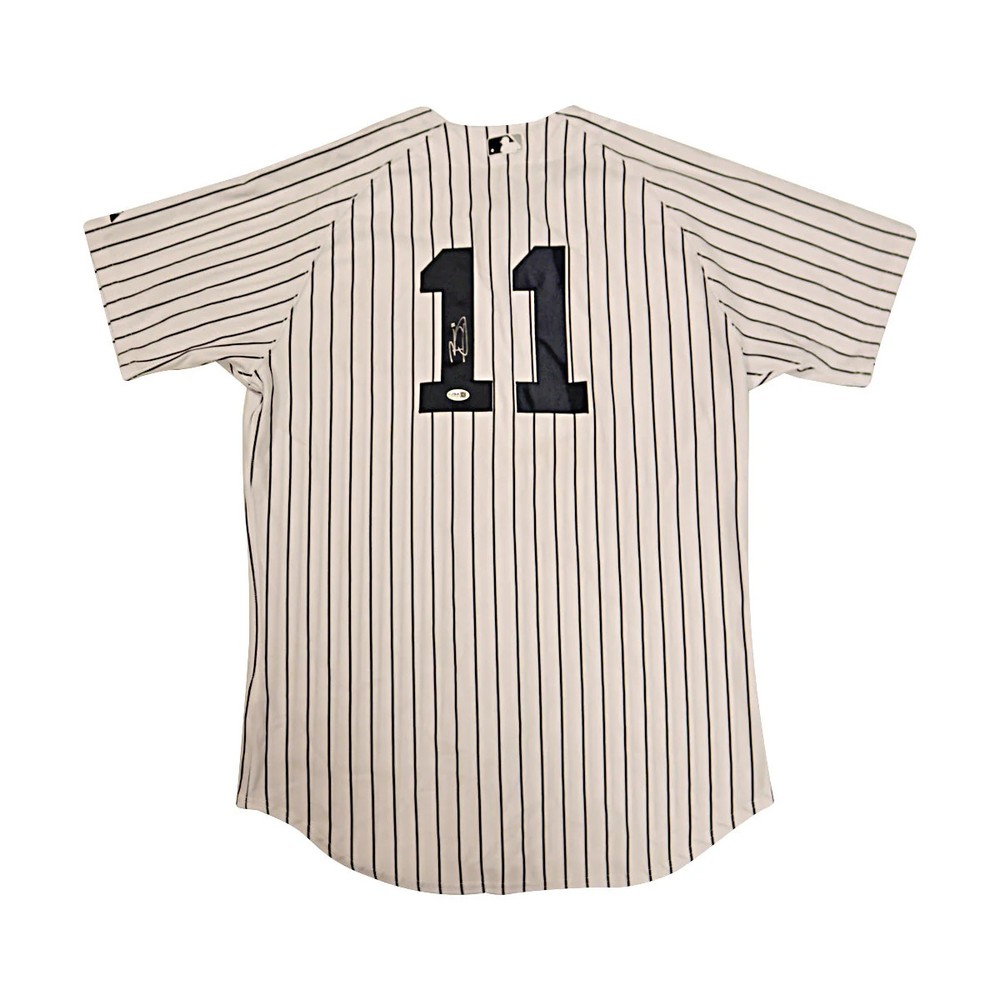 Brett Gardner Yankees Autographed Signed Majestic Authentic Jersey JSA COA