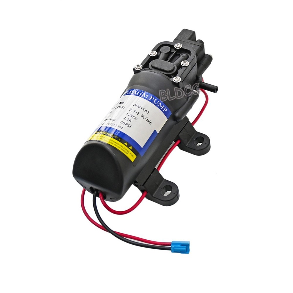 4X Micro Diaphragm Booster Pump DC 12V 60PSI Misting Water Pump Automatic Switch