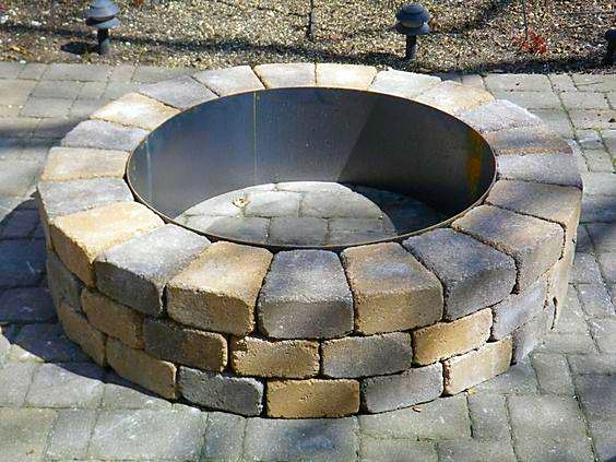 Fire Pit Liner Campfire Ring 40 Diameter x 16" Deep