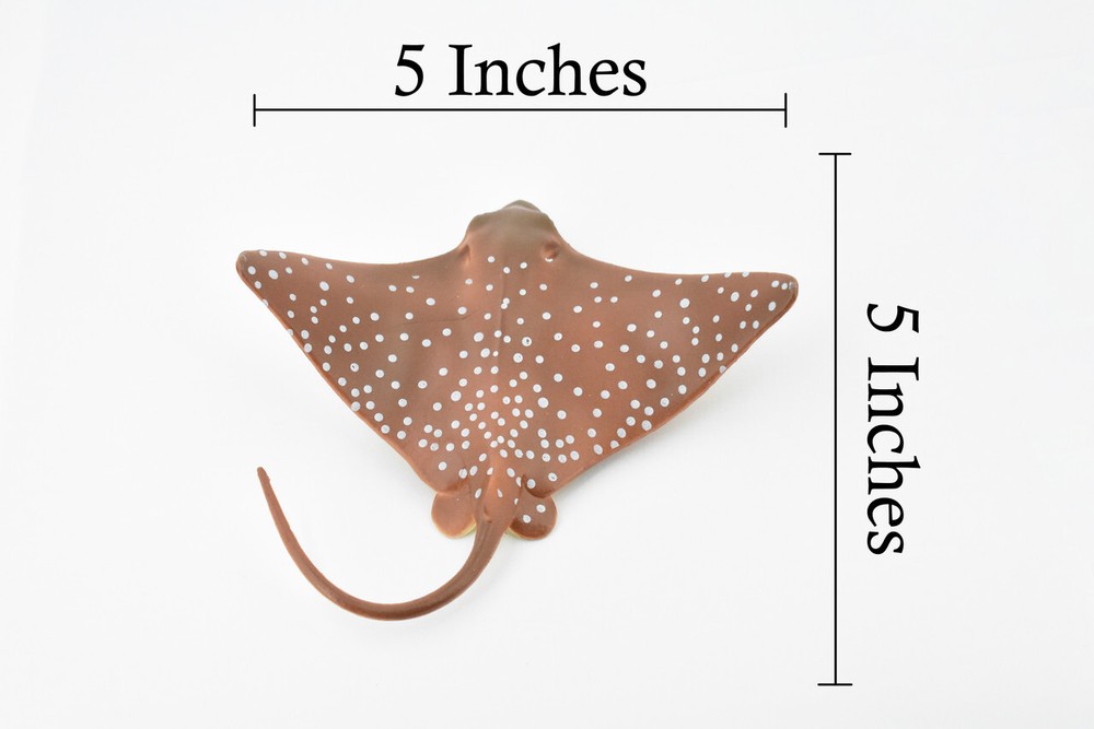 Spotted Eagle Ray, Realistic Toy Figure, Model, Replica, 5" CH351 BB136